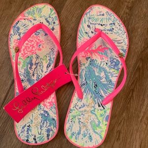Lilly Pulitzer Flip Flops
